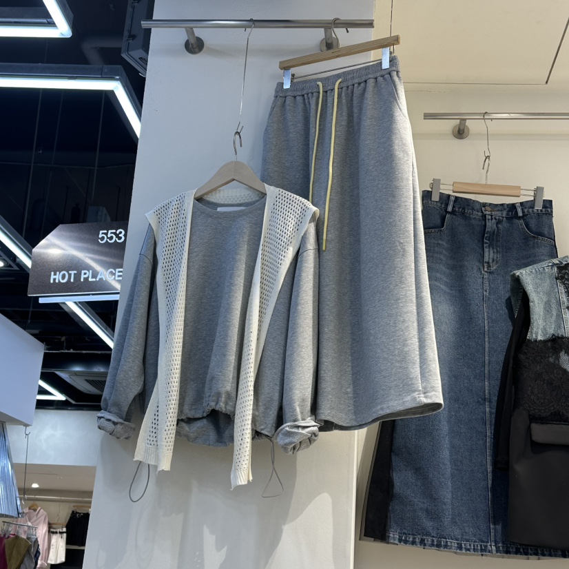 HOT PLACE/DREAM GIRIS/HOT ISSUE東大門代購女士新款26春夏套裝套裝圍巾HOT PLACE/DREAM GIRIS/HOT ISSUE套裝圖色3