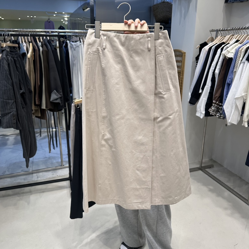 HOT PLACE/DREAM GIRIS/HOT ISSUE韓國直郵女裝新品26春夏長裙腰帶HOT PLACE/DREAM GIRIS/HOT ISSUE長裙圖色1