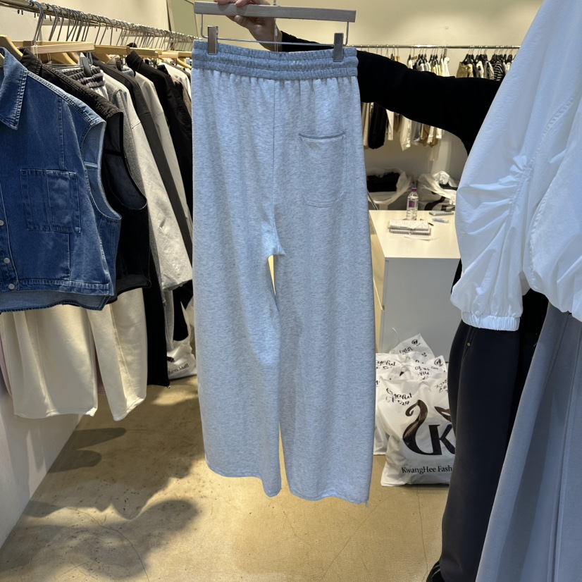 EYEFUL-Q韓國代購女士新品熱賣26春夏休閑職業休閑褲口袋eyeful休閑褲