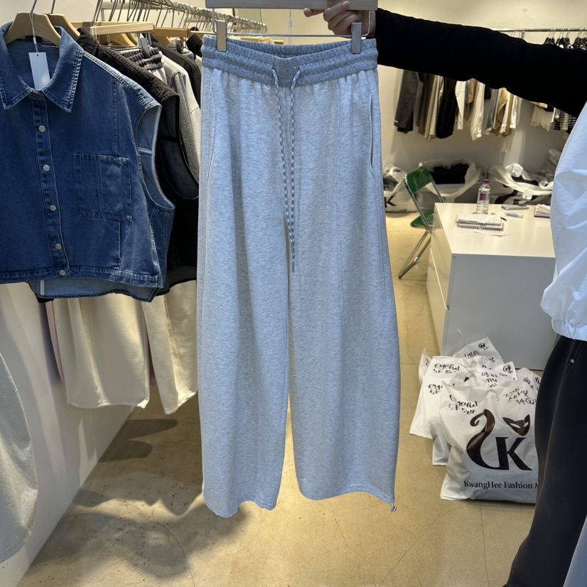 EYEFUL-Q韓國代購女士新品熱賣26春夏休閑職業休閑褲口袋eyeful休閑褲圖色4