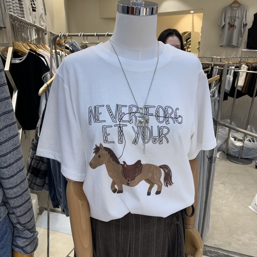 HIPTIQUE東大門直郵女士新款26春夏熱賣人氣時尚職業推薦T恤HIPTIQUET恤圖色1