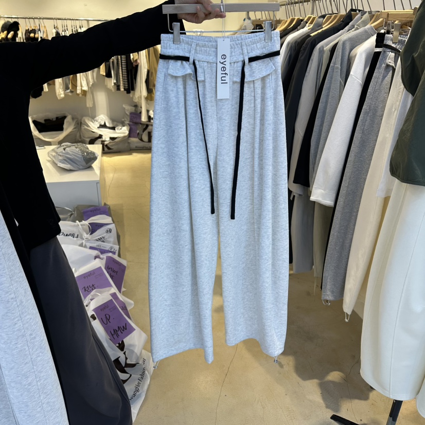 EYEFUL-Q韓國代購女士新品人氣26春夏時尚推薦休閑褲口袋eyeful休閑褲圖色2