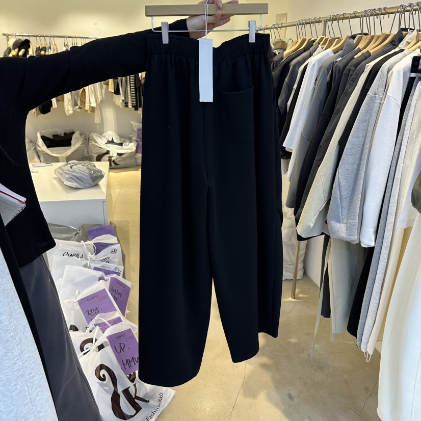 EYEFUL-Q韓國直郵實拍女裝新款時尚人氣推薦26春夏休閑褲條紋eyeful休閑褲