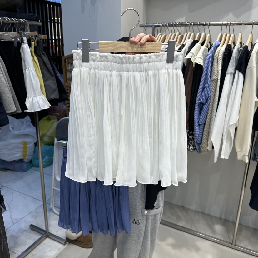 HOT PLACE/DREAM GIRIS/HOT ISSUE韓國直郵女裝新品休閑裙褲雪紡褶皺HOT PLACE/DREAM GIRIS/HOT ISSUE裙褲圖色1