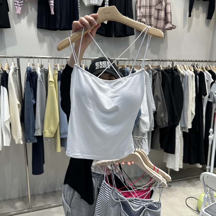 HOT PLACE/DREAM GIRIS/HOT ISSUE韓國直郵女士新品時尚吊帶背心HOT PLACE/DREAM GIRIS/HOT ISSUE吊帶/背心圖色1