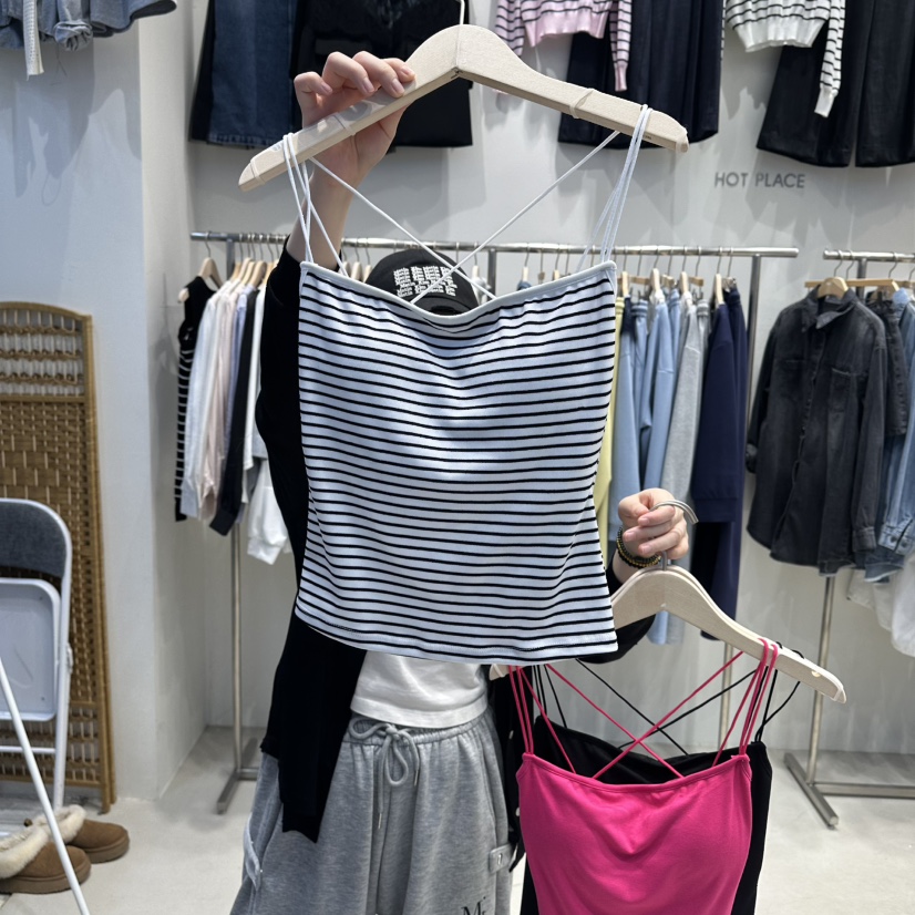 HOT PLACE/DREAM GIRIS/HOT ISSUE韓國直郵女士新品時尚吊帶背心HOT PLACE/DREAM GIRIS/HOT ISSUE吊帶/背心圖色3