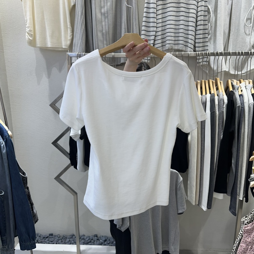 HIPTIQUE韓國直郵實拍女士新款26春夏推薦休閑熱賣職業T恤HIPTIQUET恤