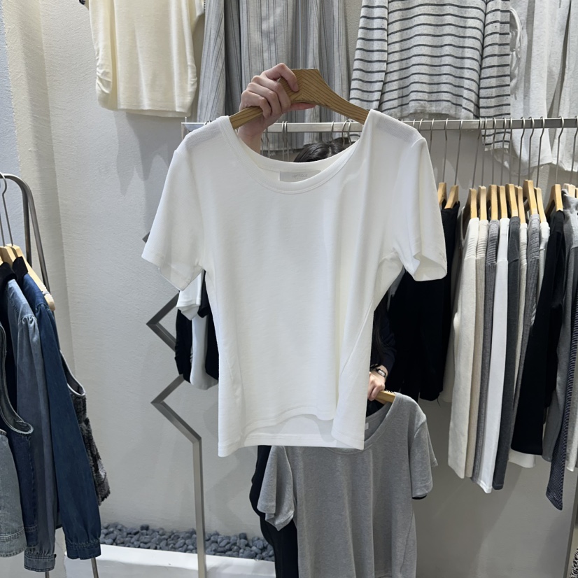 HIPTIQUE韓國直郵實拍女士新款26春夏推薦休閑熱賣職業T恤HIPTIQUET恤圖色1