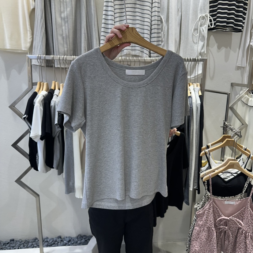 HIPTIQUE韓國直郵實拍女士新款26春夏推薦休閑熱賣職業T恤HIPTIQUET恤圖色3