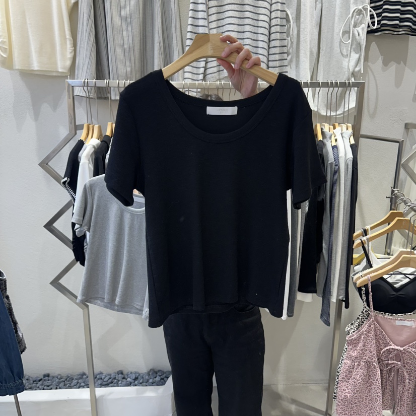 HIPTIQUE韓國直郵實拍女士新款26春夏推薦休閑熱賣職業T恤HIPTIQUET恤圖色4