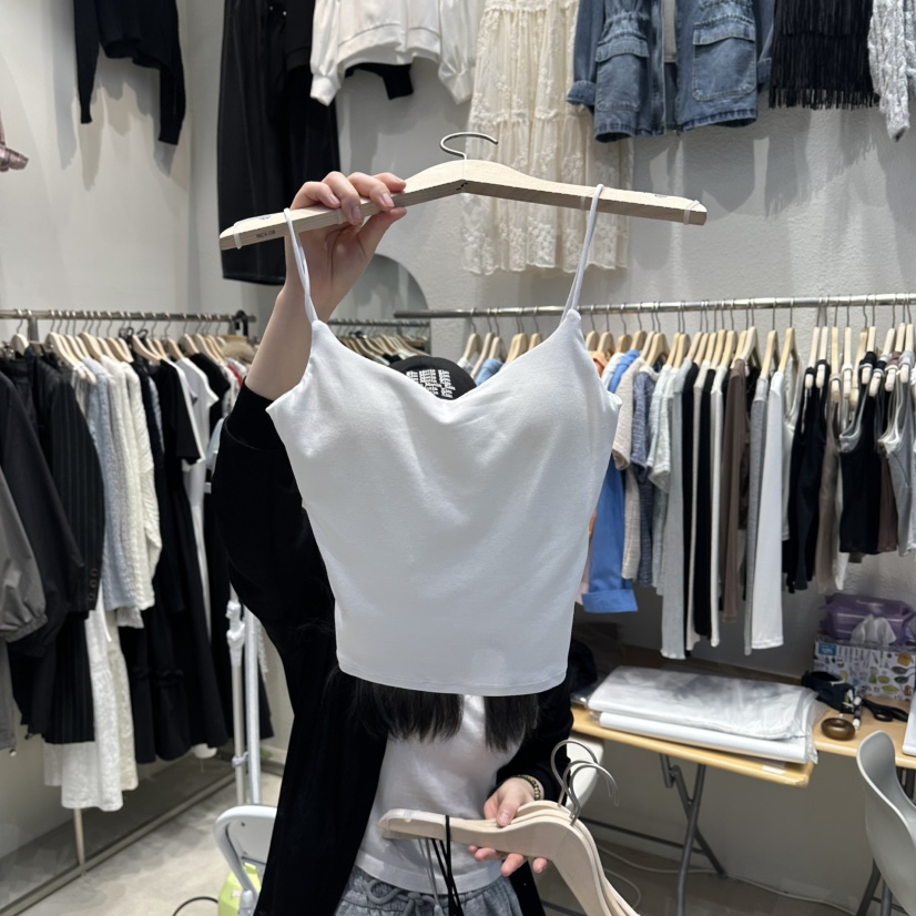 HOT PLACE/DREAM GIRIS/HOT ISSUE韓國代購女裝新款職業吊帶背心HOT PLACE/DREAM GIRIS/HOT ISSUE吊帶/背心圖色1