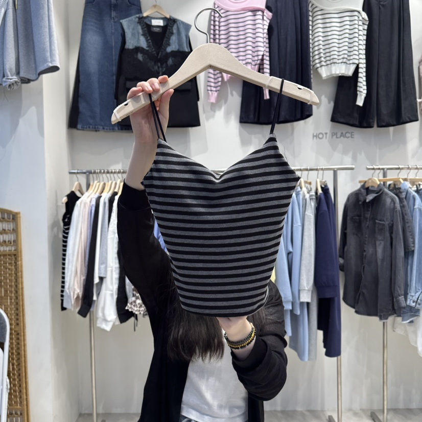 HOT PLACE/DREAM GIRIS/HOT ISSUE韓國代購女裝新款職業吊帶背心HOT PLACE/DREAM GIRIS/HOT ISSUE吊帶/背心圖色3