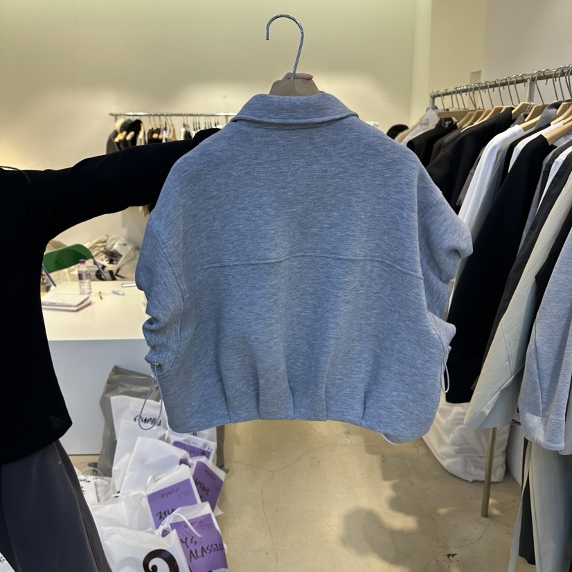 EYEFUL-Q韓國代購女裝新品推薦熱賣職業26春夏人氣馬甲拉鏈eyeful馬甲