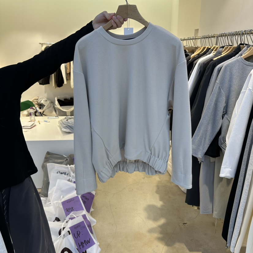 EYEFUL-Q韓國東大門代購女士新款休閑人氣時尚熱賣長袖T恤eyeful長袖T恤圖色2