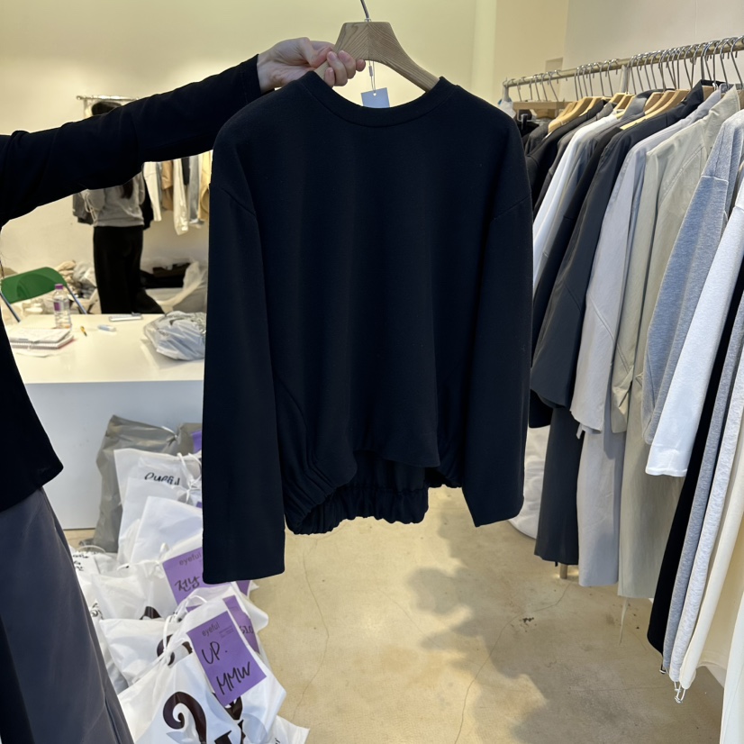 EYEFUL-Q韓國東大門代購女士新款休閑人氣時尚熱賣長袖T恤eyeful長袖T恤圖色4