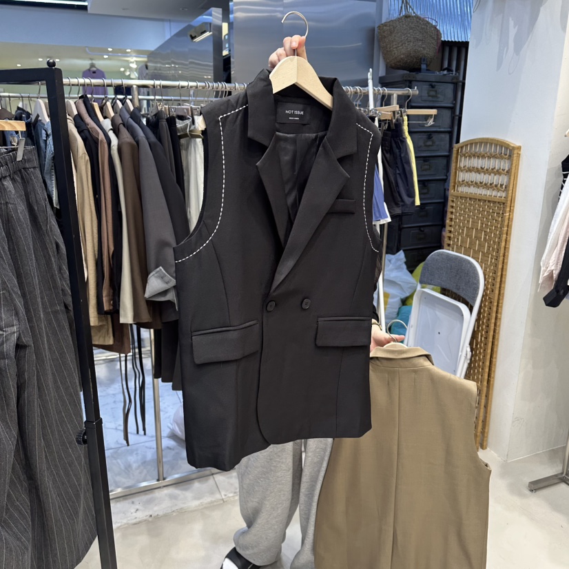 HOT PLACE/DREAM GIRIS/HOT ISSUE韓國直郵女裝新款時尚馬甲HOT PLACE/DREAM GIRIS/HOT ISSUE馬甲圖色2