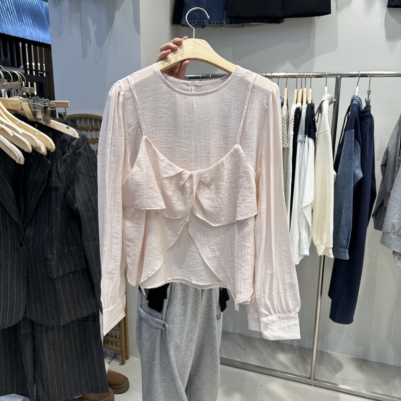 HOT PLACE/DREAM GIRIS/HOT ISSUE韓國東大門代購女裝新款推薦套裝荷葉邊套裝HOT PLACE/DREAM GIRIS/HOT ISSUE套裝圖色3