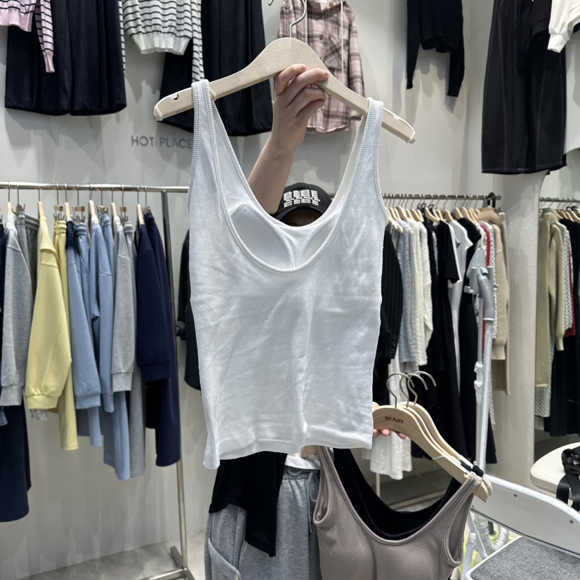HOT PLACE/DREAM GIRIS/HOT ISSUE韓國代購女裝新款休閑吊帶背心HOT PLACE/DREAM GIRIS/HOT ISSUE吊帶/背心