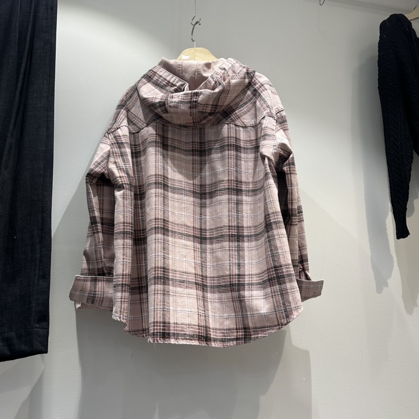 HOT PLACE/DREAM GIRIS/HOT ISSUE韓國直郵女士新款人氣衛衣連帽衫格子HOT PLACE/DREAM GIRIS/HOT ISSUE衛衣