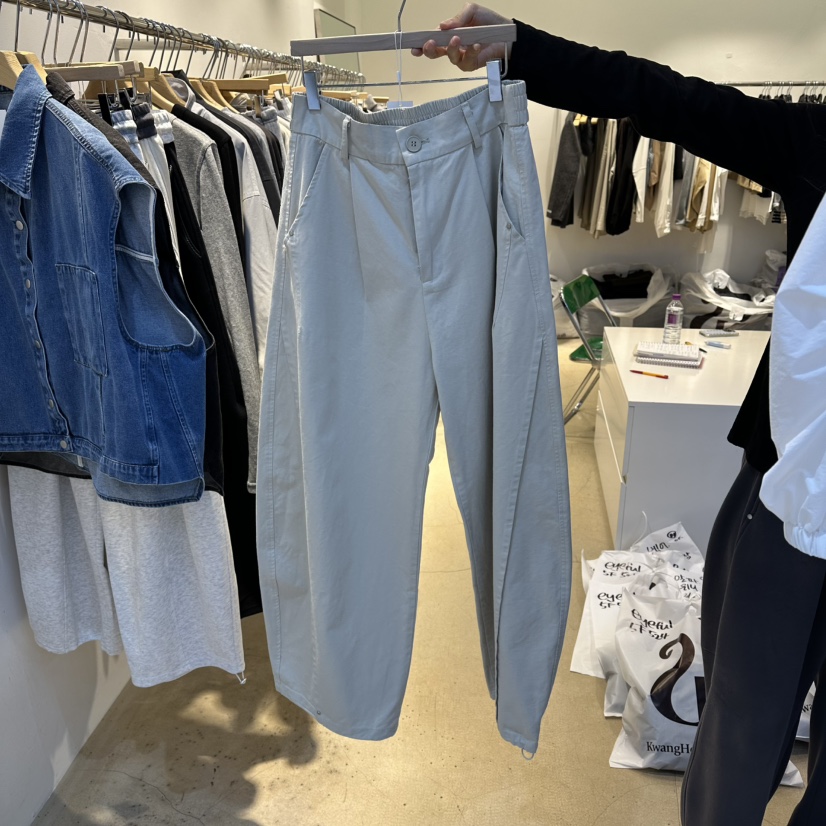 EYEFUL-Q韓國東大門代購女士新款時尚熱賣職業休閑休閑褲棉eyeful休閑褲圖色1