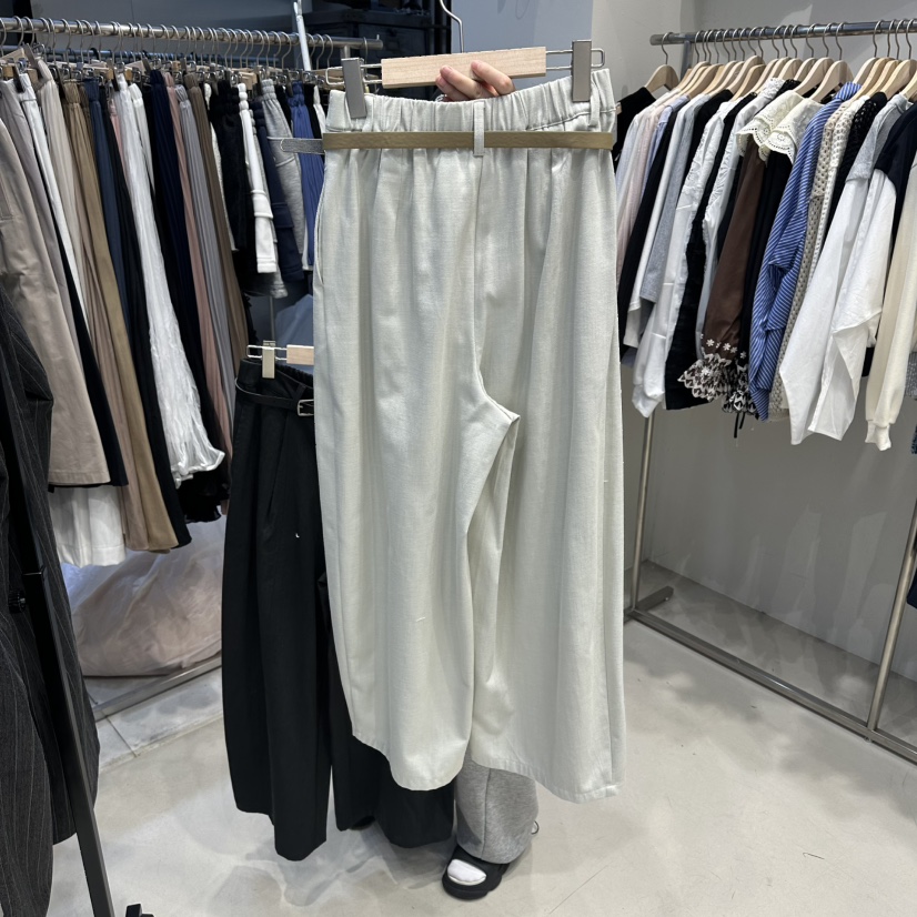 HOT PLACE/DREAM GIRIS/HOT ISSUE韓國代購女裝新款休閑休閑褲含腰帶HOT PLACE/DREAM GIRIS/HOT ISSUE休閑褲