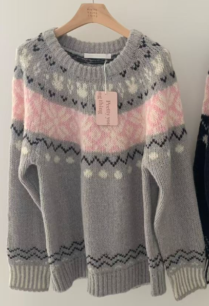 PYT-ot韓國代購女士新款推薦時尚熱賣真品26春夏休閑毛衣pretty young thing毛衣圖色1