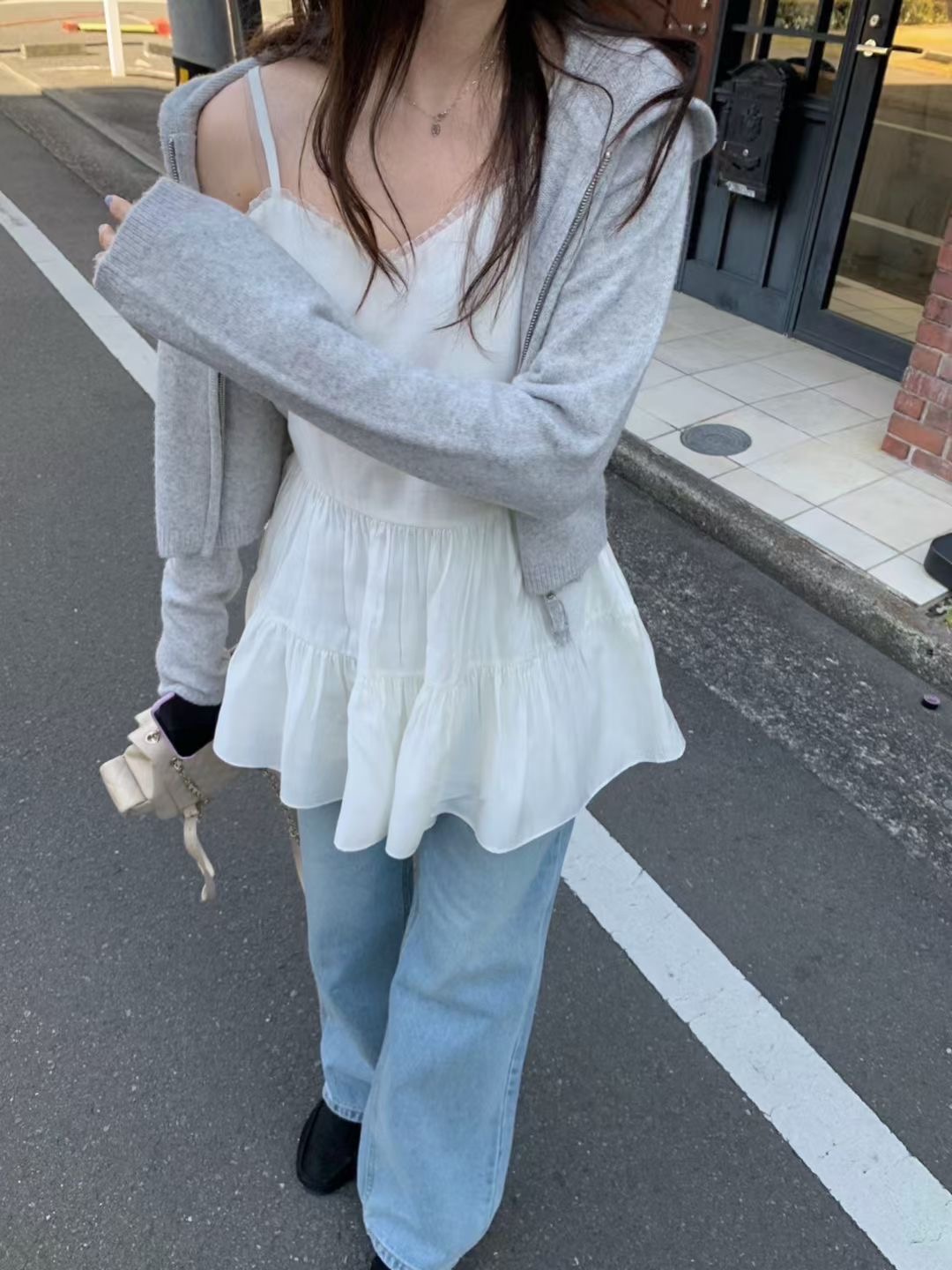 PYT-ot東大門實拍女裝新款休閑26春夏熱賣推薦連衣裙褶皺pretty young thing連衣裙