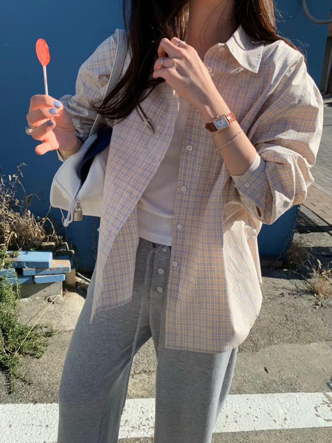 PYT-ot東大門直郵女裝新款26春夏職業休閑人氣襯衫蕾絲衫pretty young thing襯衫/蕾絲衫