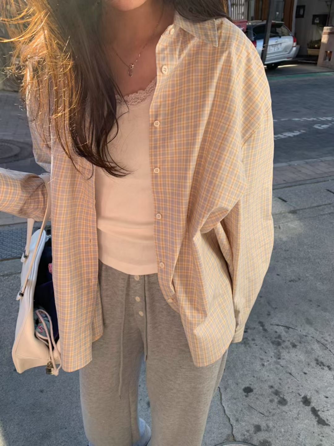 PYT-ot東大門直郵女裝新款26春夏職業休閑人氣襯衫蕾絲衫pretty young thing襯衫/蕾絲衫圖色2