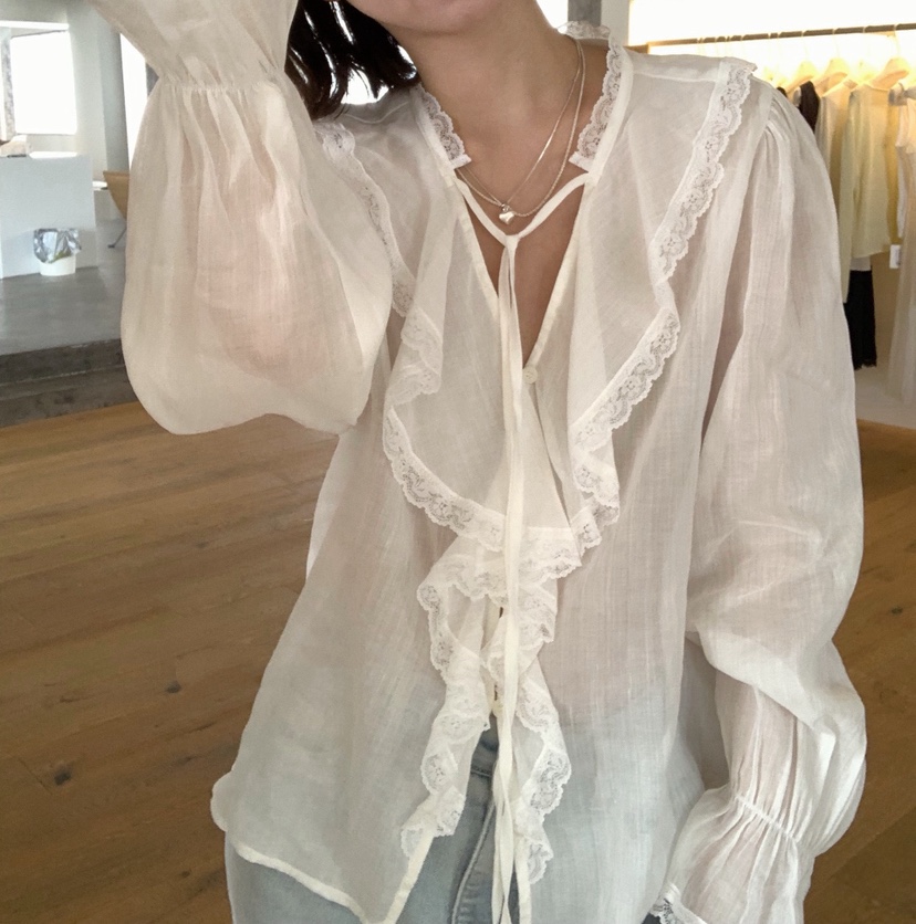 SYMBOL東大門代購女裝新品真品推薦人氣26春夏襯衫蕾絲衫SYMBOL襯衫/蕾絲衫