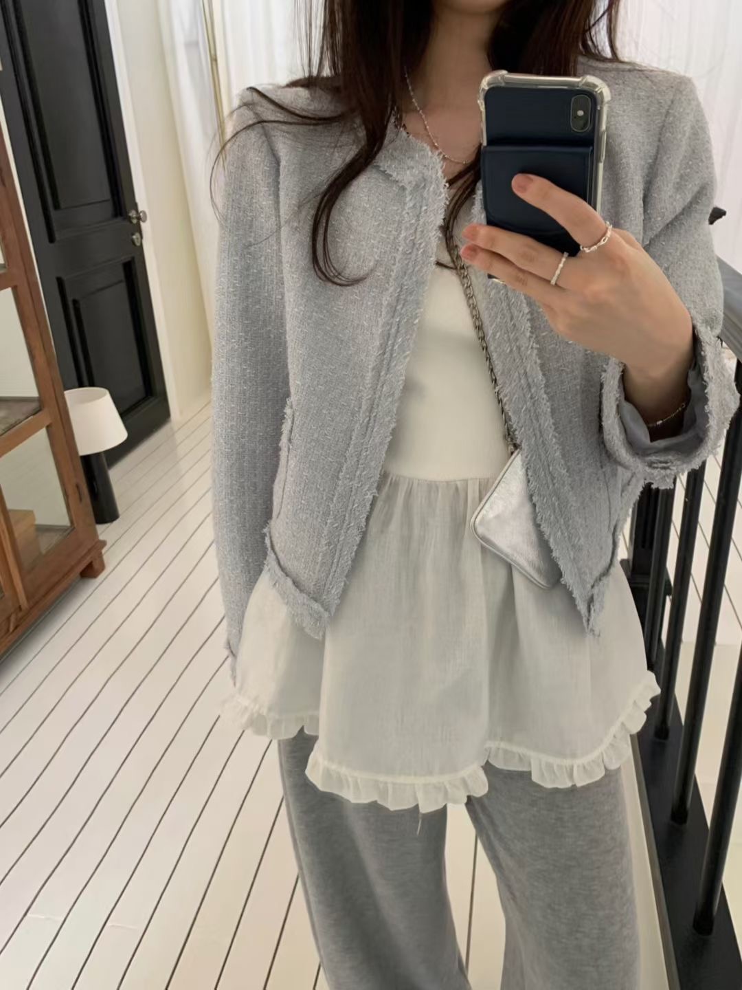 PYT-ot東大門直郵女裝新款熱賣休閑推薦26春夏人氣職業夾克pretty young thing夾克圖色1