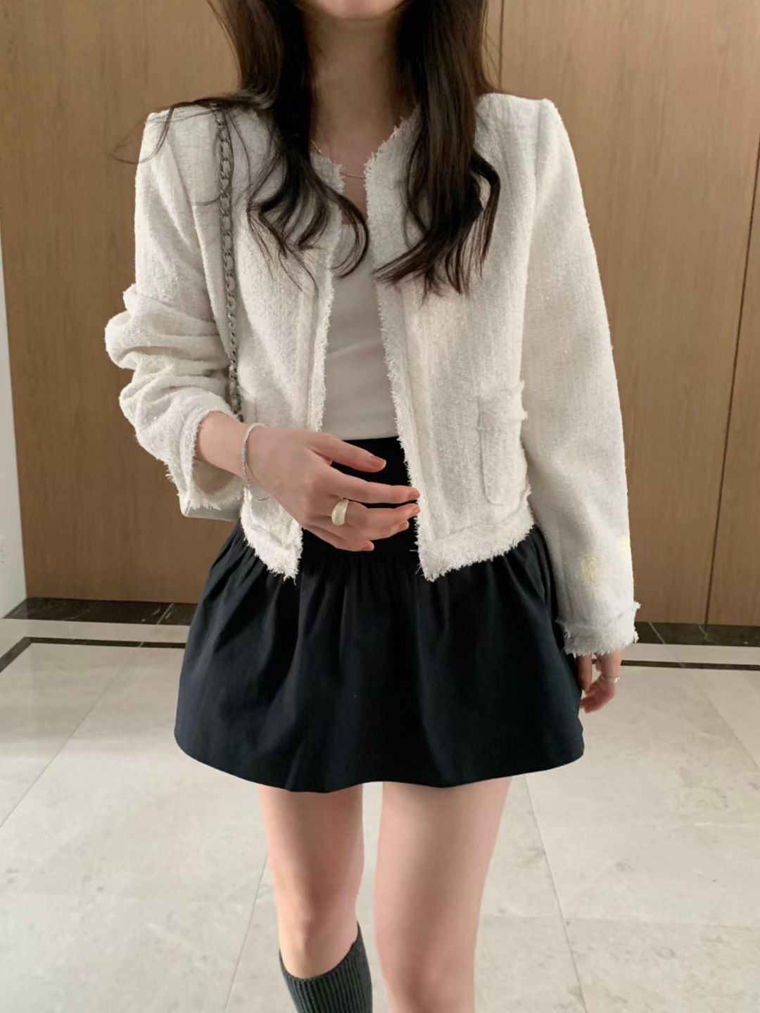 PYT-ot東大門直郵女裝新款熱賣休閑推薦26春夏人氣職業夾克pretty young thing夾克圖色2