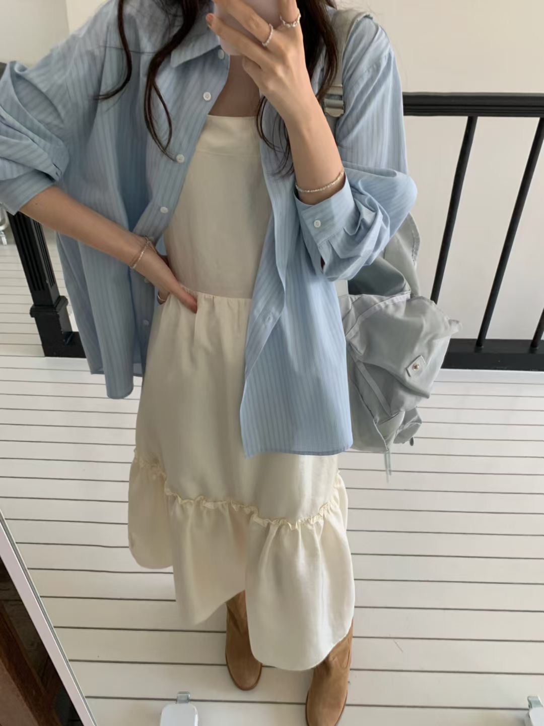 PYT-ot韓國代購女士新品休閑職業時尚26春夏熱賣真品連衣裙pretty young thing連衣裙