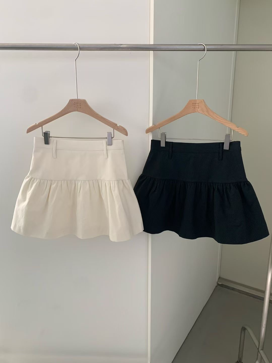 PYT-ot東大門直郵女裝新款休閑職業真品時尚人氣短裙棉質pretty young thing短裙