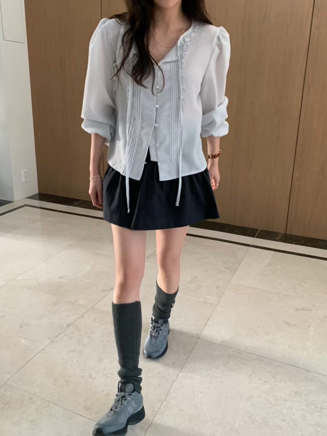 PYT-ot東大門直郵女裝新款休閑職業真品時尚人氣短裙棉質pretty young thing短裙