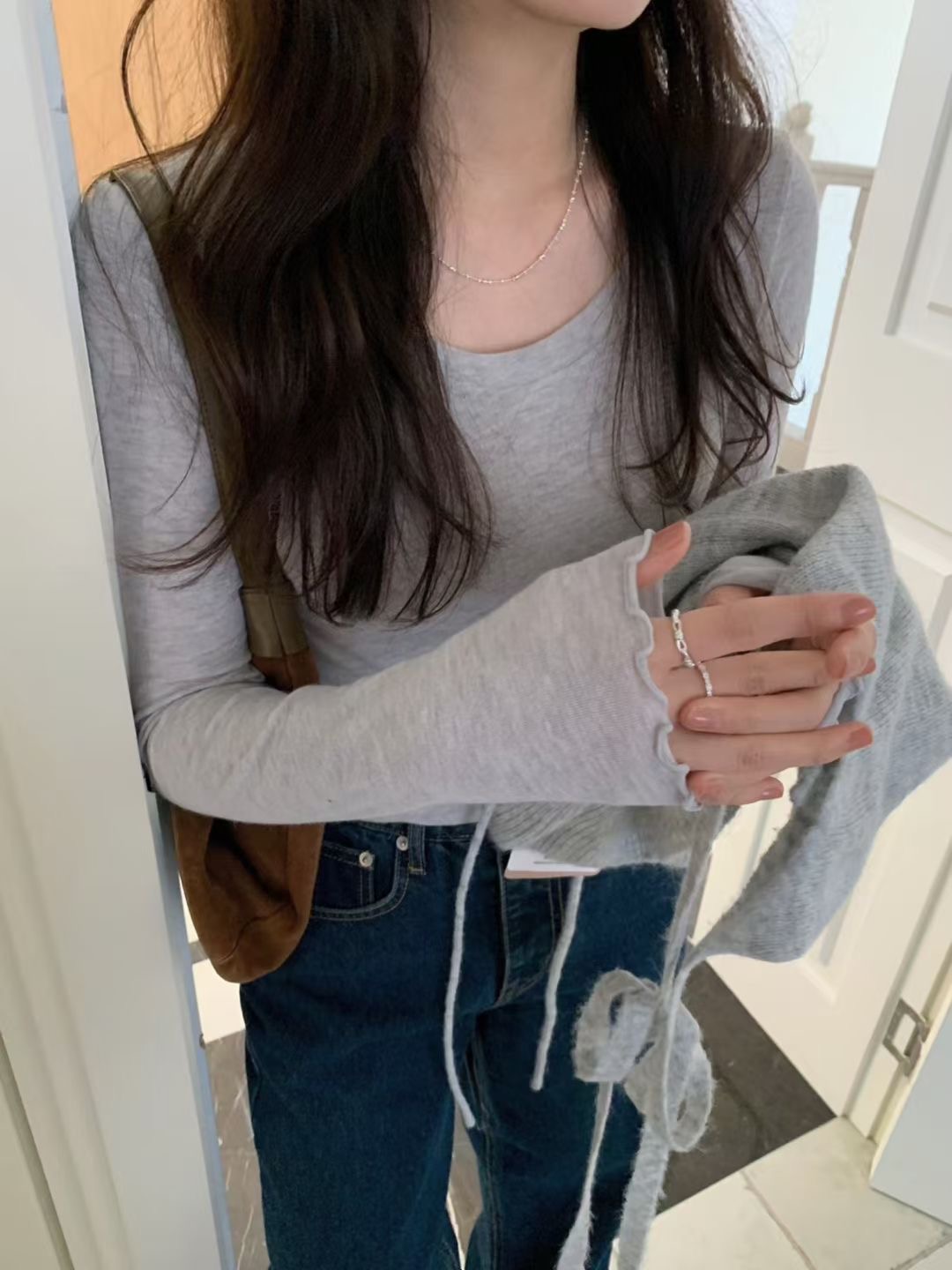 PYT-ot韓國直郵女士新款推薦人氣時尚熱賣26春夏長袖T恤pretty young thing長袖T恤