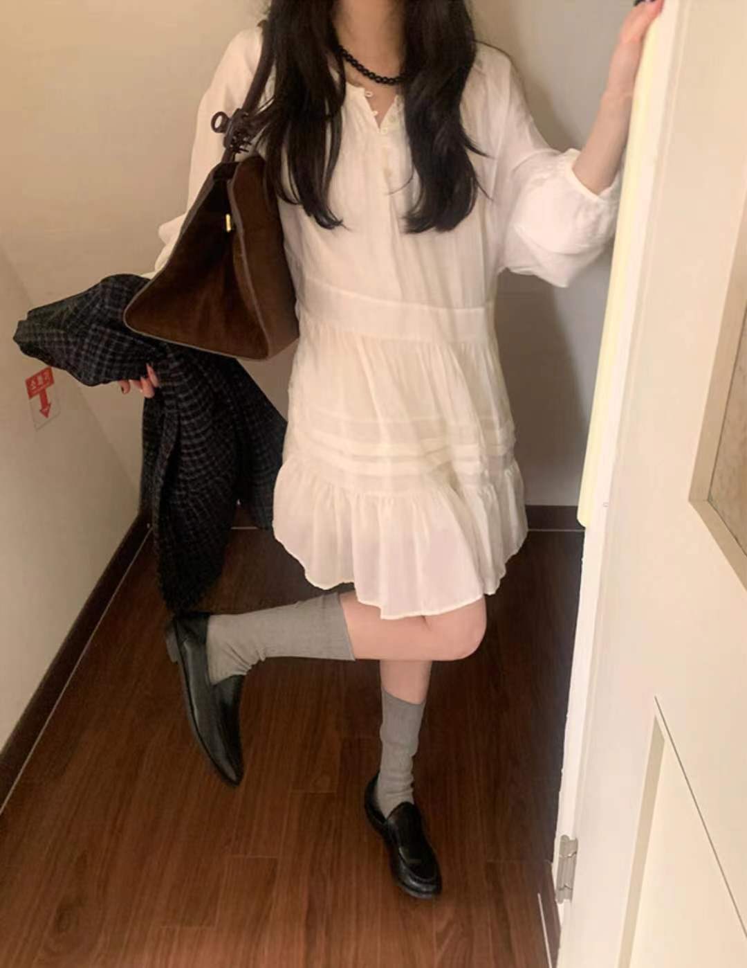 BASQUIAT/ANDYWARHOL東大門代購女士新款休閑真品連衣裙BASQUIAT/ANDYWARHOL連衣裙