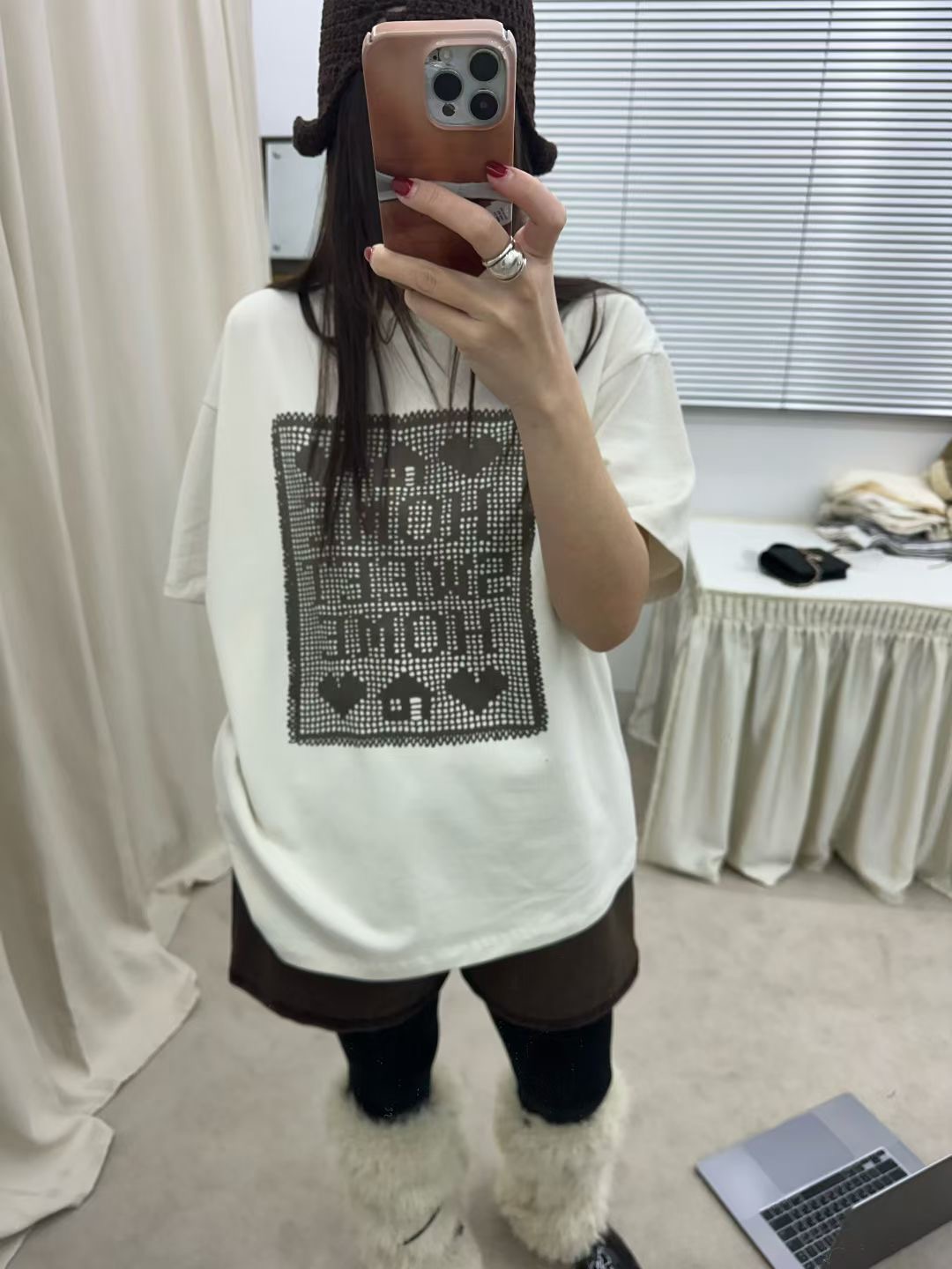 MURS東大門代購女裝新品人氣26春夏職業休閑推薦時尚熱賣T恤MURST恤圖色1