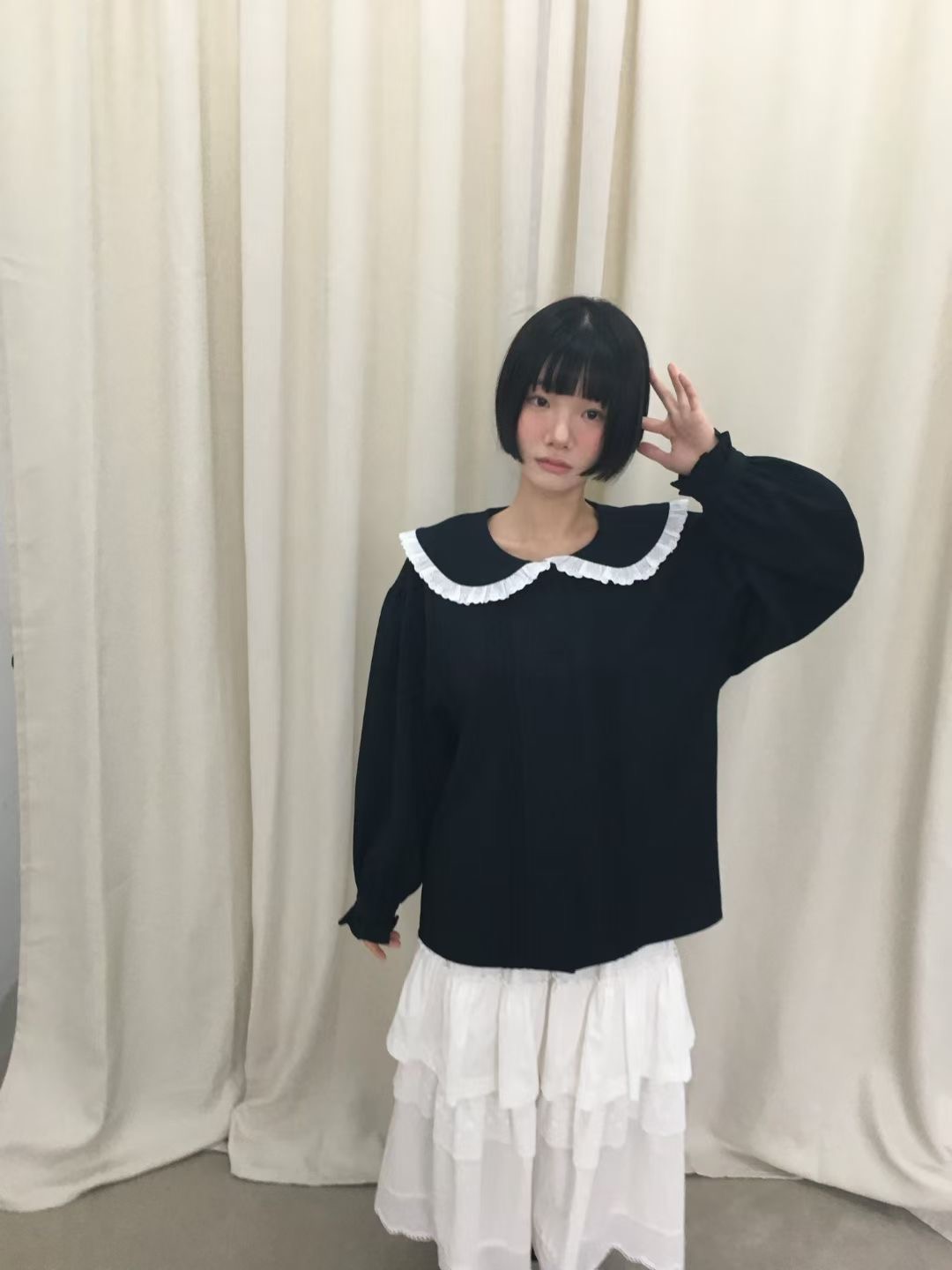 MURS韓國直郵女裝新款時尚職業熱賣推薦真品休閑襯衫蕾絲衫MURS襯衫/蕾絲衫