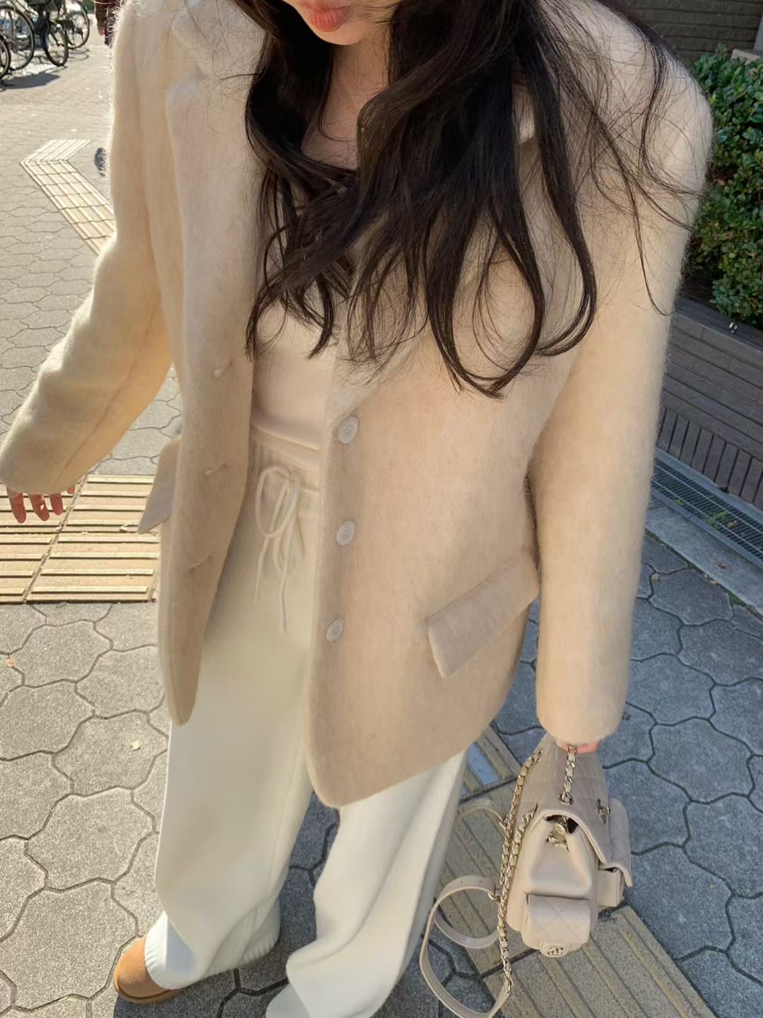 PYT-ot東大門直郵女裝新品時尚休閑推薦人氣熱賣夾克羊毛pretty young thing夾克