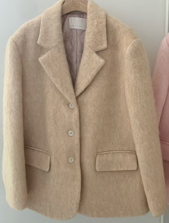 PYT-ot東大門直郵女裝新品時尚休閑推薦人氣熱賣夾克羊毛pretty young thing夾克圖色1