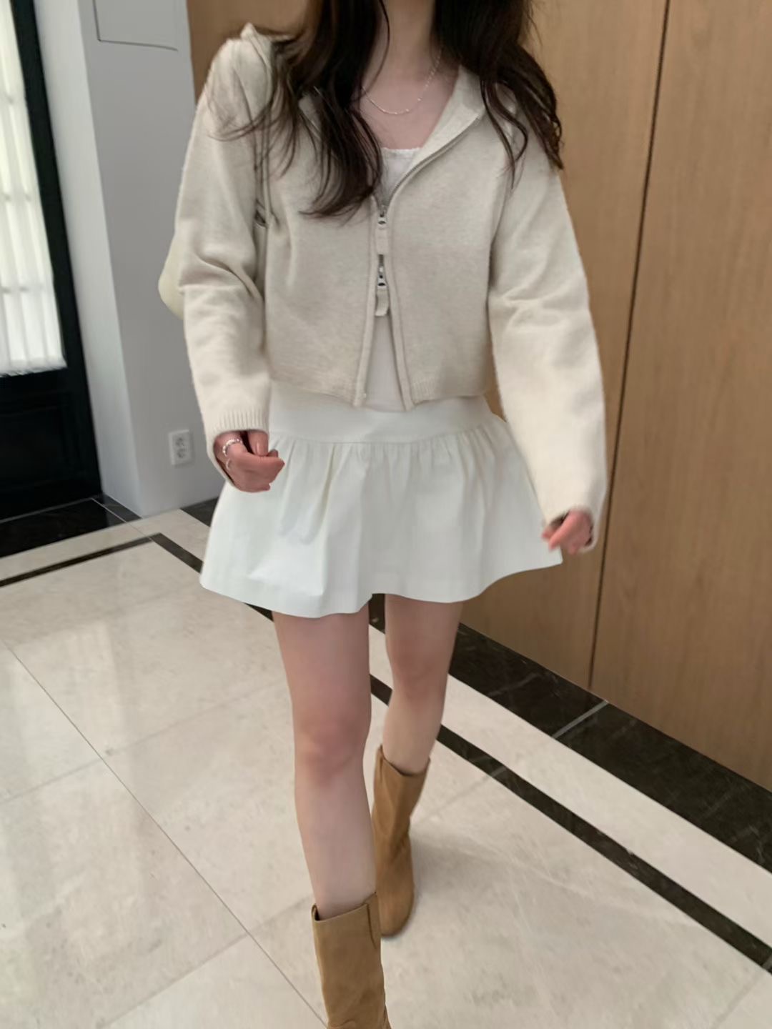 PYT-ot東大門代購女裝新品時尚休閑人氣真品夾克連帽拉鏈衫pretty young thing夾克