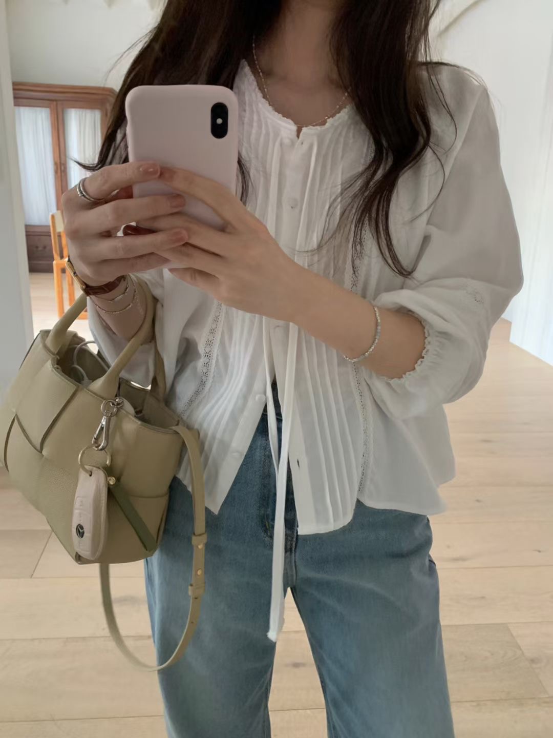 PYT-ot東大門直郵女裝新款推薦人氣真品休閑職業襯衫蕾絲衫pretty young thing襯衫/蕾絲衫