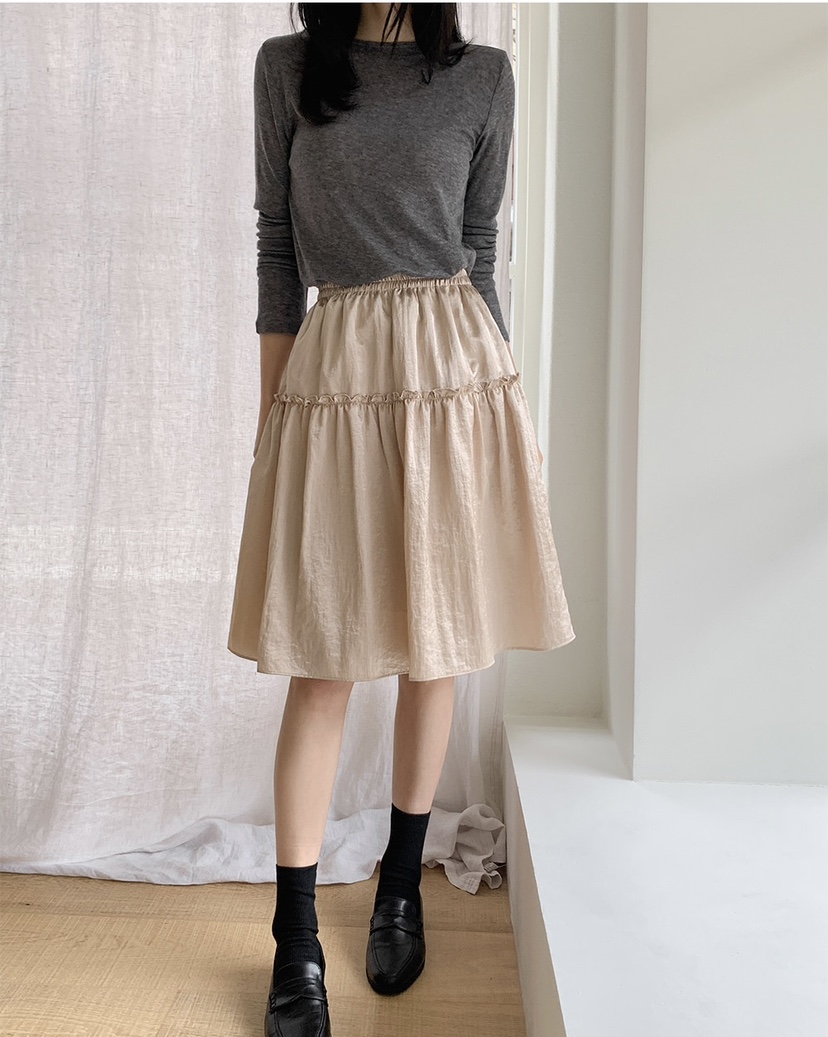 LETAILOR韓國直郵女士新款休閑熱賣26春夏時尚半身裙中短裙LETAILOR半身裙/中短裙