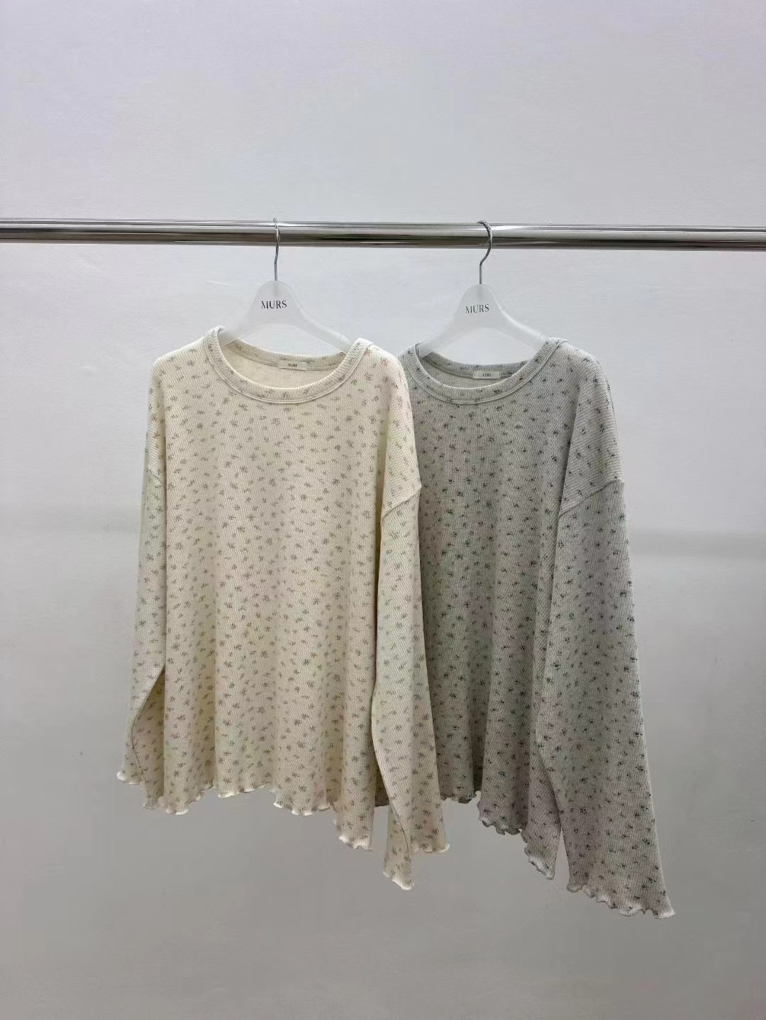 MURS韓國代購女士新款休閑職業推薦人氣熱賣時尚26春夏長袖T恤MURS長袖T恤圖色2左二色