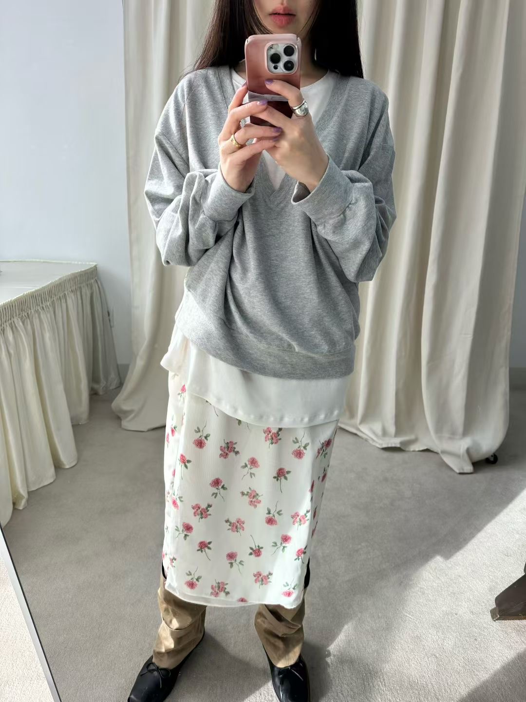 MURS韓國代購女裝新款職業真品熱賣時尚人氣長袖T恤不含內搭MURS長袖T恤