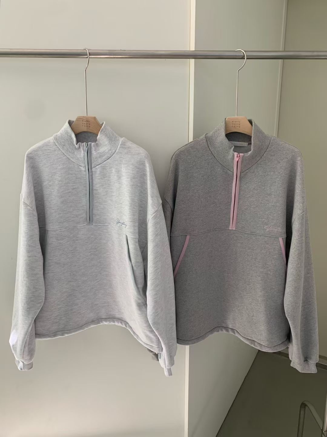 PYT-ot韓國直郵女士新款職業人氣真品熱賣時尚26春夏衛衣pretty young thing衛衣圖色2左二色