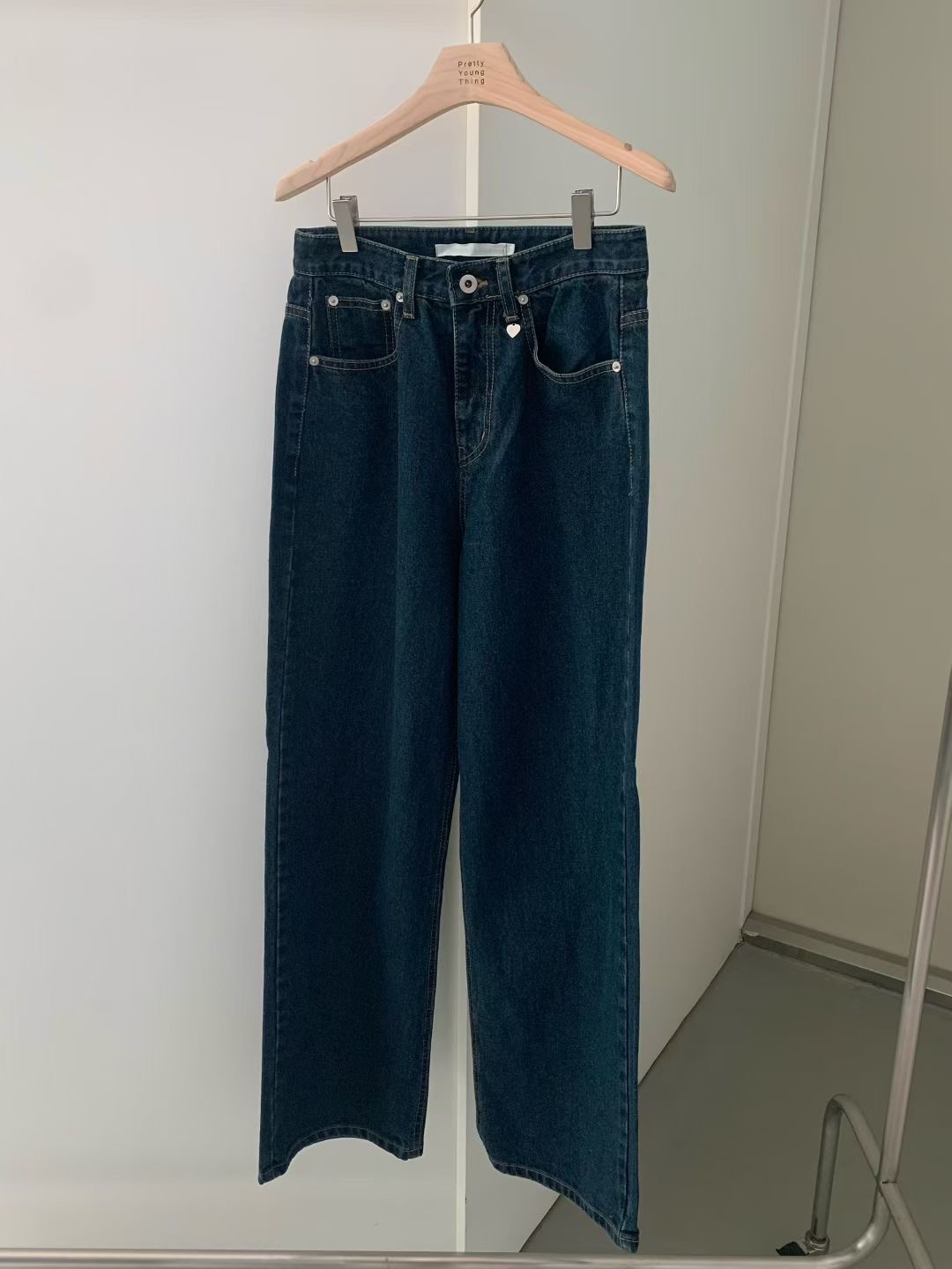 PYT-ot東大門代購女裝新款26春夏時尚職業推薦熱賣牛仔褲pretty young thing牛仔褲圖色1