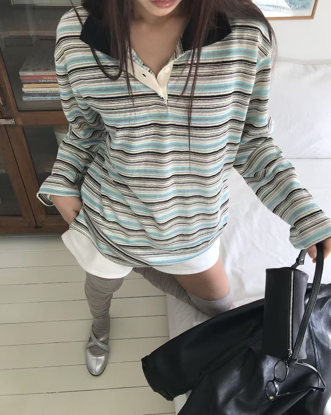 MURS韓國代購女裝新款時尚休閑人氣推薦26春夏長袖T恤不含配飾MURS長袖T恤圖色1