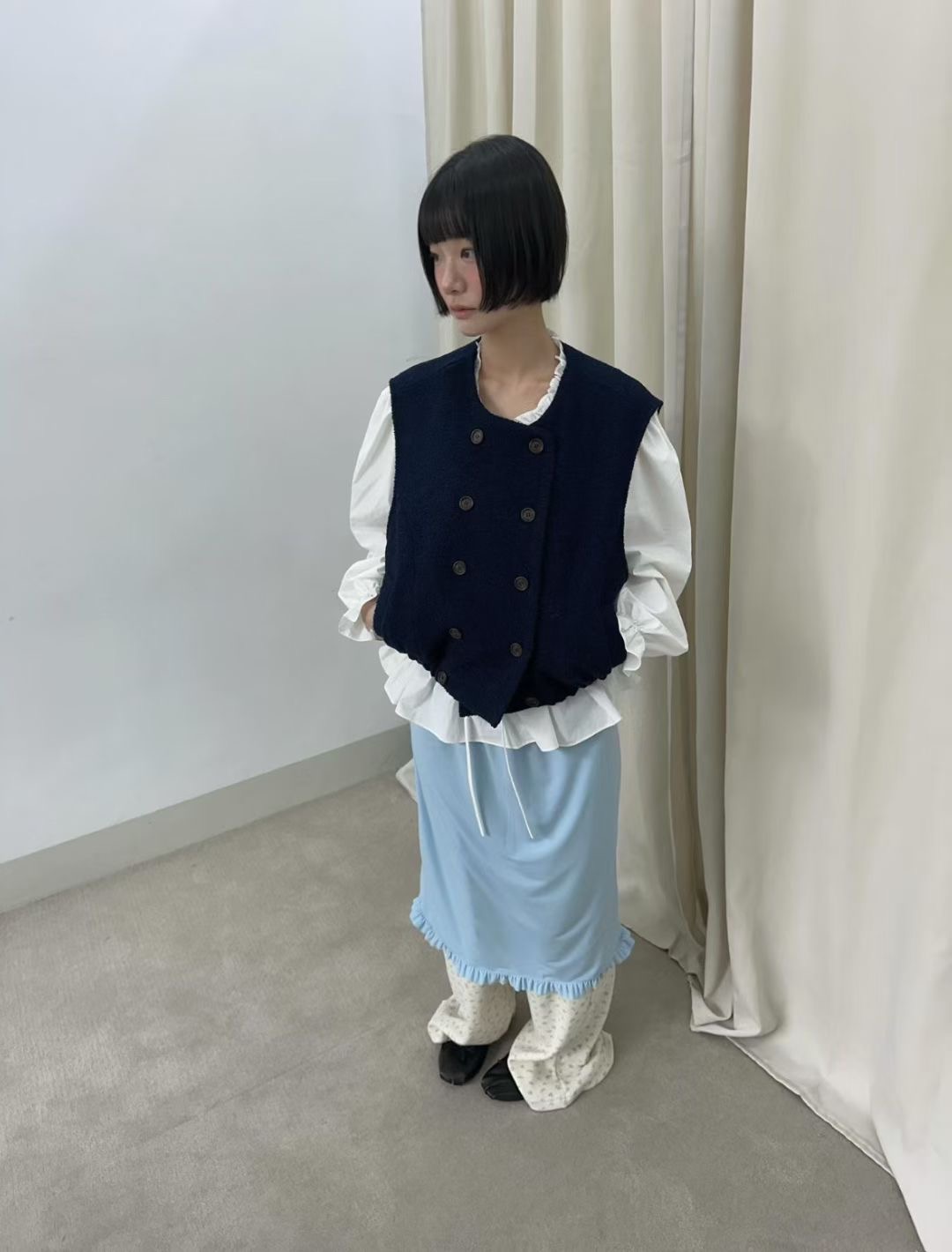 MURS東大門代購女士新款真品休閑時尚職業熱賣26春夏長裙MURS長裙